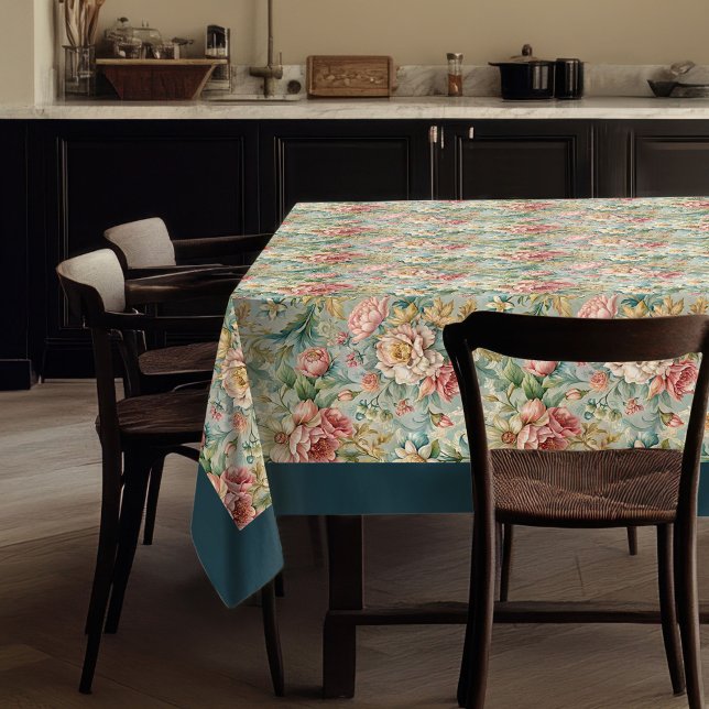 Timeless Rococo Tapestry Sophisticated Touch  Tablecloth (Timeless Rococo Tapestry Sophisticated Touch Tablecloth)