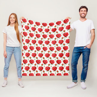 Timeless Rose Fleece Blanket