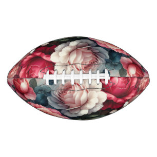 Timeless Rose Floral Charm Football