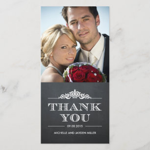 Timeless Sentiment Thank You Cards - Chalkboard