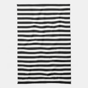 Timeless Stripes Black & White Kitchen Towel