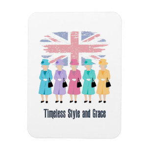 Timeless Style and Grace- RIP Queen Elizabeth II Magnet