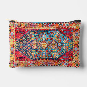 Timeless Tapestry: Colourful Moroccan Heritage  Accessory Pouch