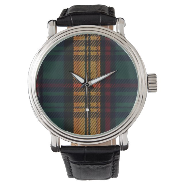Timeless Tartan Pattern  Watch (Front)