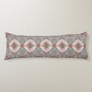 Timeless Threads: Heritage Boho Moroccan Geometry Body Pillow