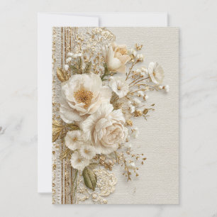 Timeless Together   Vintage Lace Invitation