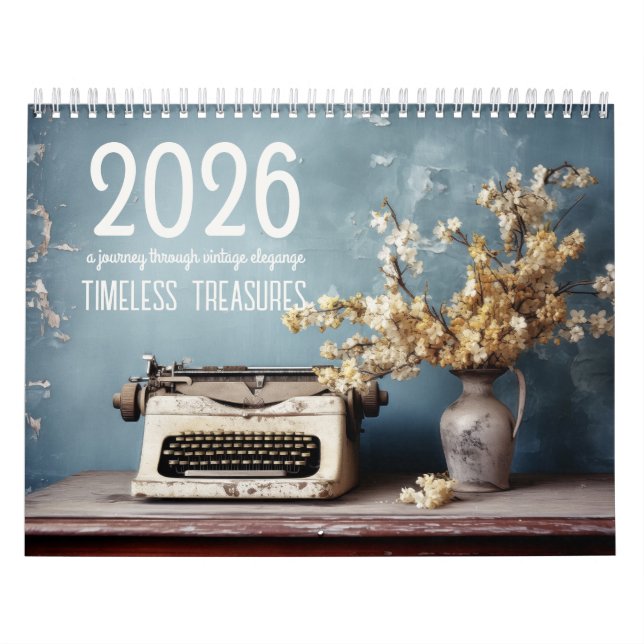 Timeless Treasures - Vintage Elegance Calendar (Cover)