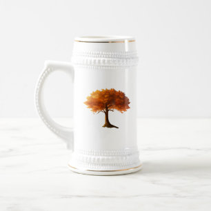 Timeless Tree: Symbol of Strength and Growth Beer Stein