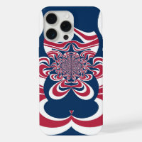 Timeless Trend: Blue, Red & White Kaleidoscope