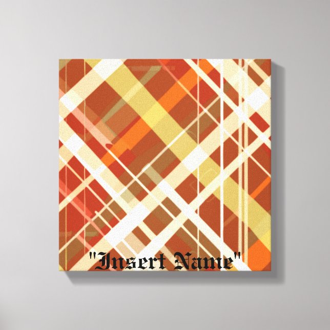 Timeless Tweed Canvas Print (Front)
