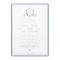 Timeless Vines Dusty Blue Monogram Wedding Crest