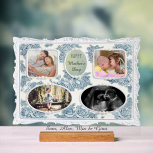 Timeless Vintage Regency 4 Photo Blue Mother's Day