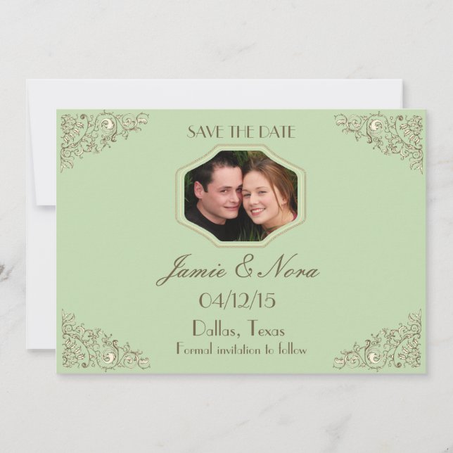 Timeless Vintage - savethe date cards (Front)