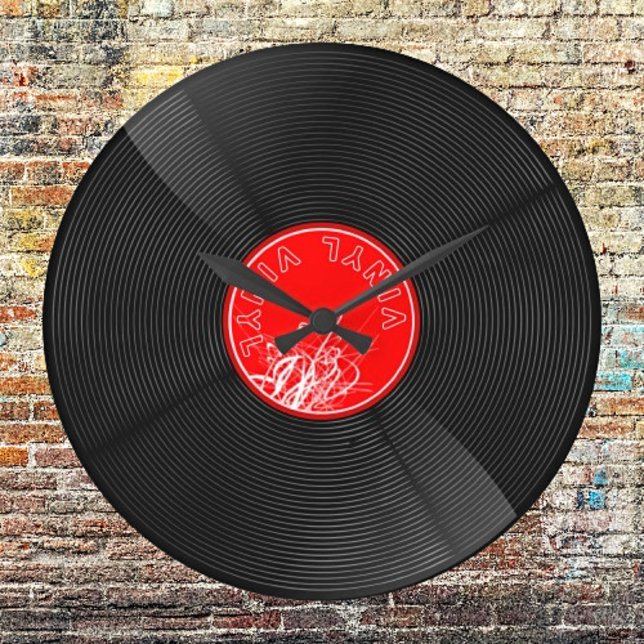 Timeless Vinyl Record Retro Large Clock (Creator Uploaded)