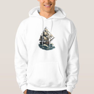 Timeless Voyage – Vintage Sailing Dreams Hoodie