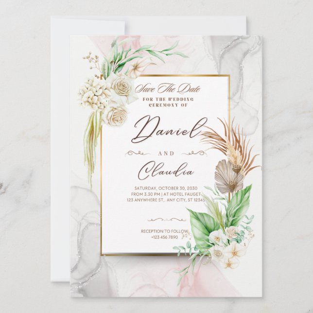 Timeless Wedding Invitations: Elegant Styles & The Invitation (Front)