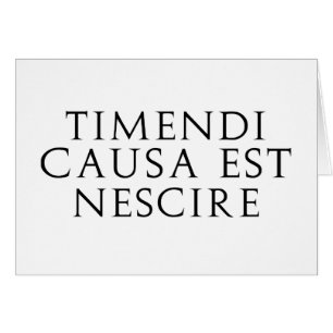 Timendi Causa