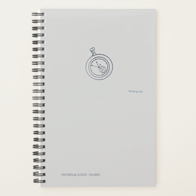 Timepiece-Midnight Cartographer Small  Planner (Front)