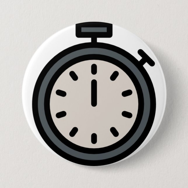 timer 3 inch round button (Front)