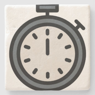 timer stone coaster