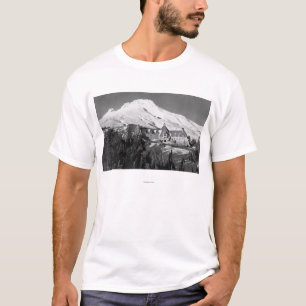 Timerline Lodge and Mt. Hood Photograph T-Shirt
