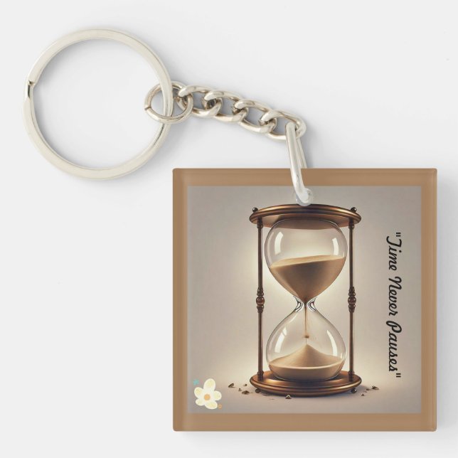 "Time's Embrace" Keychain (Front)