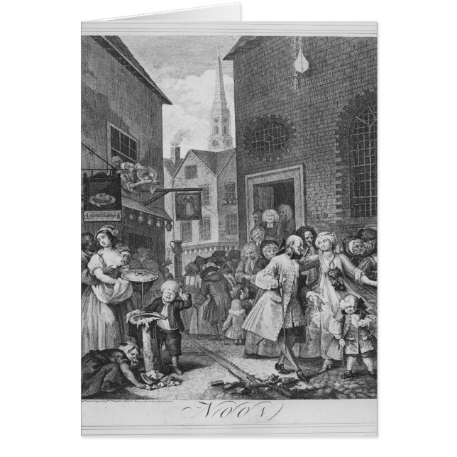 Times of the Day, Noon, 1738 (Front)