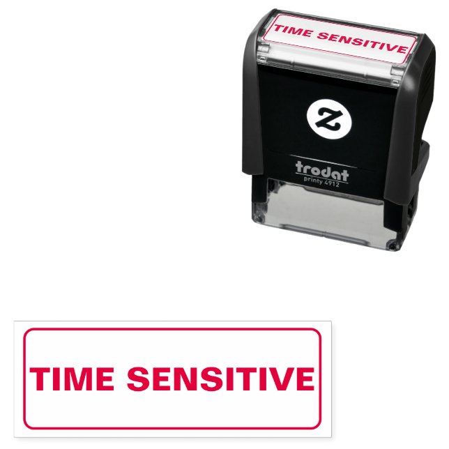 Times Sensitive Self-inking Stamp (In Situ)