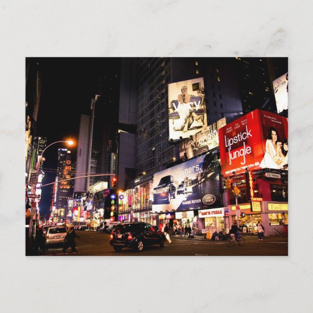 Times Sq Billboards Postcard (Front)