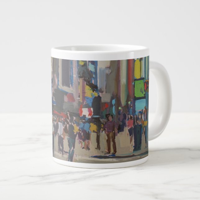 Times Square 2012 Large Coffee Mug (Front Right)