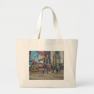 Times Square 2012 Large Tote Bag
