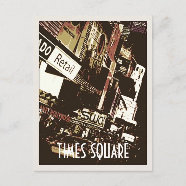 Times Square Art Postcards (Front)