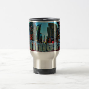 Times Square Broadway New York City, New York Travel Mug