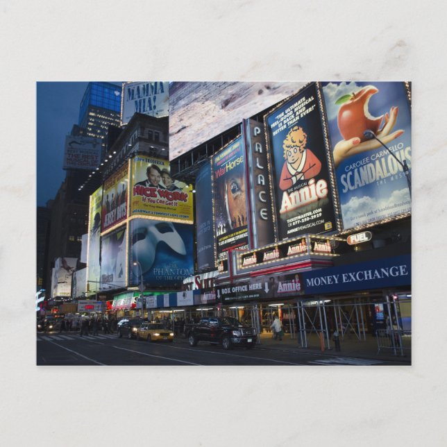 Times Square in Manhattan Postcard (Front)