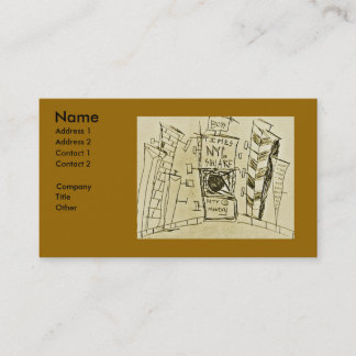 TIMES SQUARE MONDAYS BUSINESS CARD