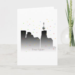times square new years holiday card