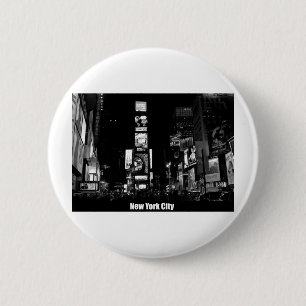 Times Square-New York 2 Inch Round Button