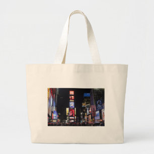 Times Square New York City Large Tote Bag