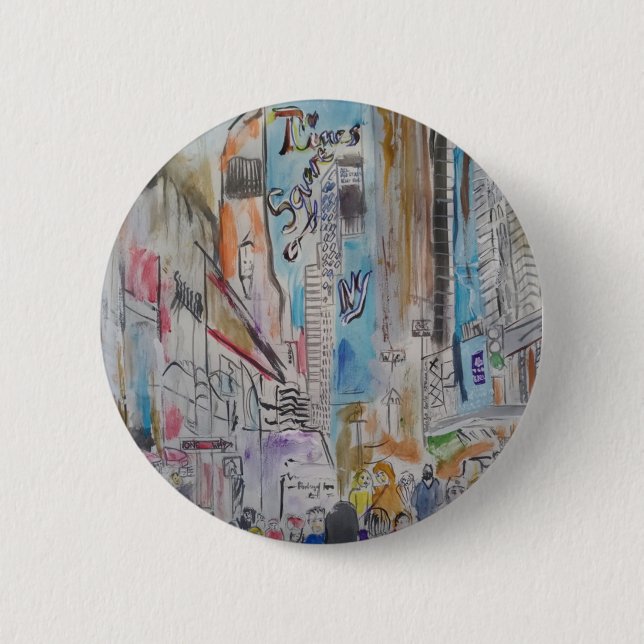 Times Square New york City Pin (Front)