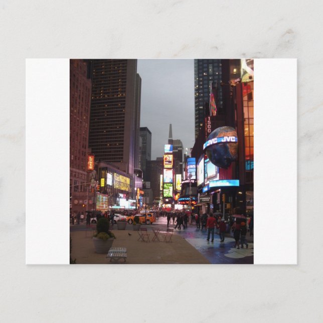 Times Square New York Postcard (Front)