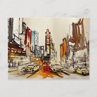 Times Square New York Postcard