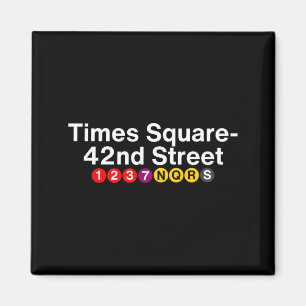 Times Square New York Subway Station Signs, Nyc Tr Magnet