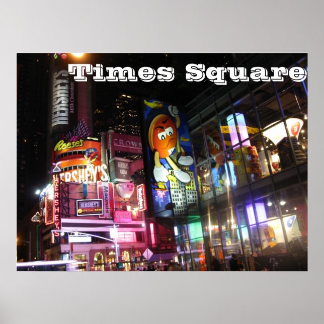 Times Square @ Night Poster (Front)