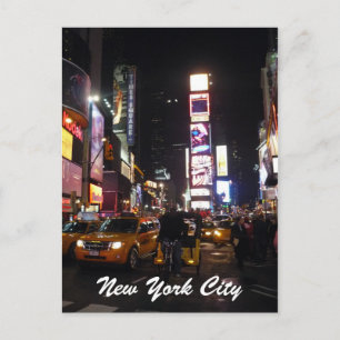 times square nyc postcard
