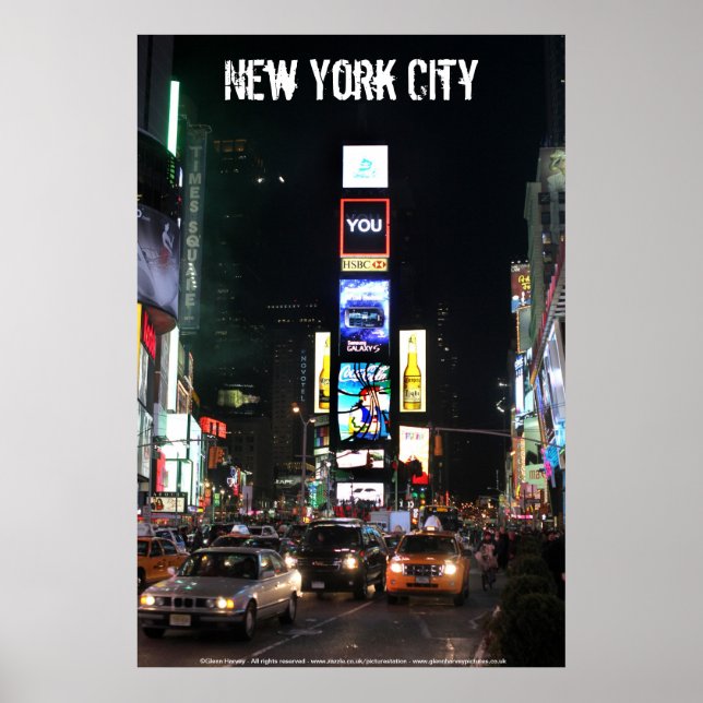 Times Square NYC Poster (Front)