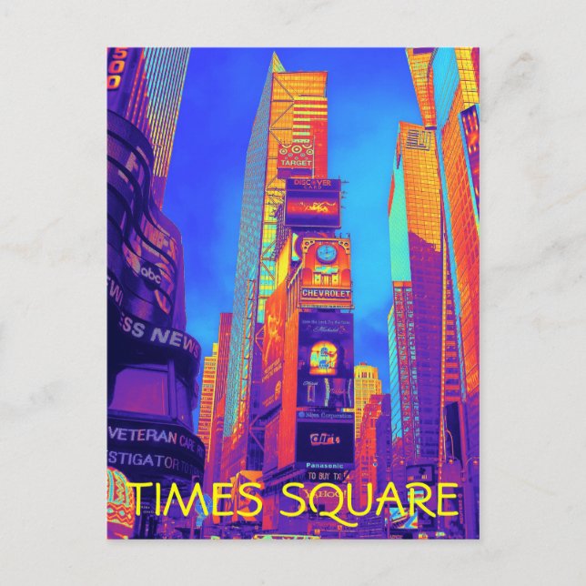 TIMES SQUARE Post Card (Front)