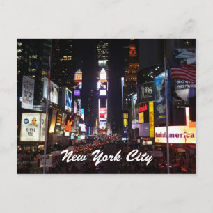 times square postcard