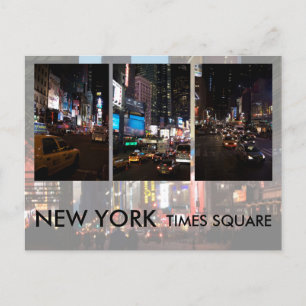 Times square postcard