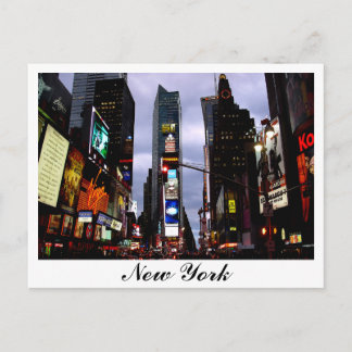 Times Square Postcard New York Souvenir Card