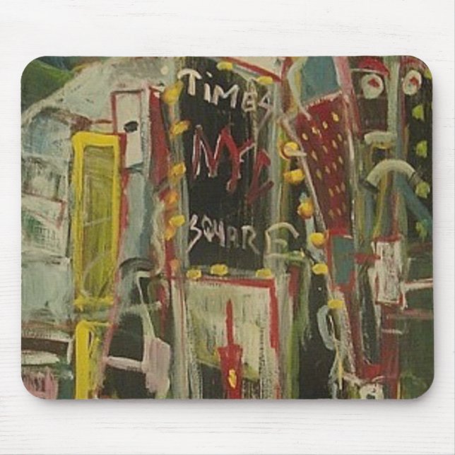 TIMES SQUARE RED WINE MOUSE PAD (Front)